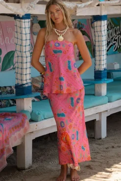 Aquarius Bias Maxi Skirt