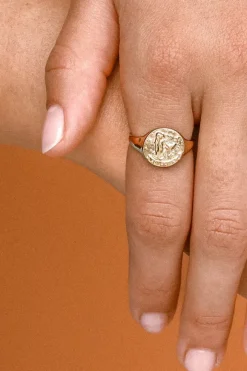 Aquarius Stargazer Zodiac Ring