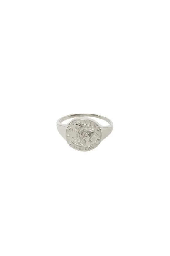 Aquarius Stargazer Zodiac Ring