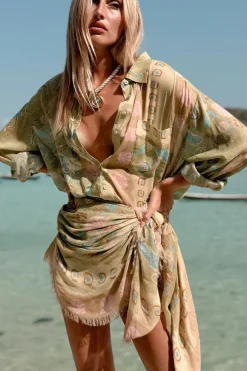 Aquarius Travel Scarf