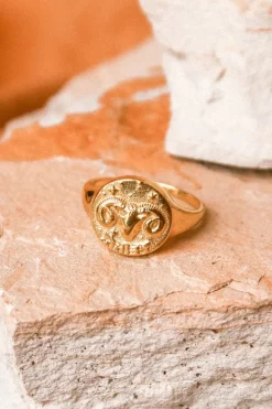 Aries Stargazer Zodiac Ring