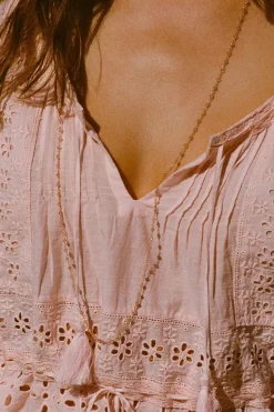 Atelier Long Beaded Chain Necklace