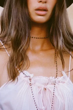 Atelier Long Beaded Chain Necklace