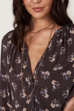 Atelier Long Beaded Chain Necklace