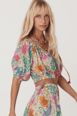 Bohème Cropped Blouse