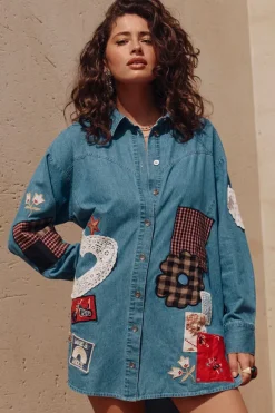 Bombshell Patchwork Shirt