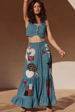 Bombshell Patchwork Skirt