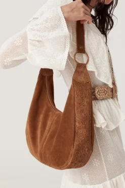 Clair De Lune Suede Bag