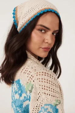 Coastal Granny Head Scarf