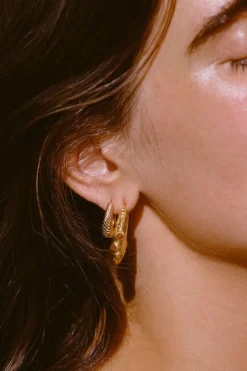 Desert Flower Stone Earrings