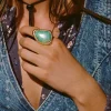 Desert Flower Stone Ring