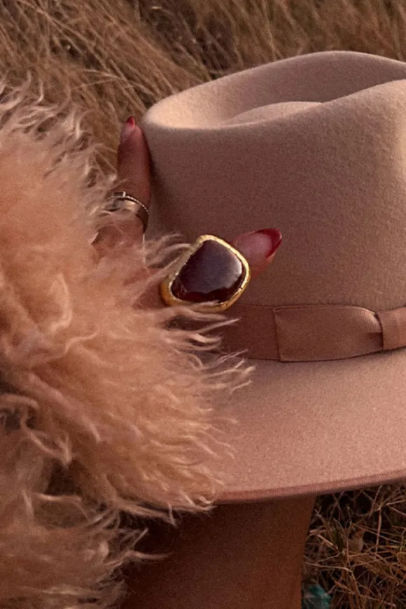 Desert Flower Stone Ring