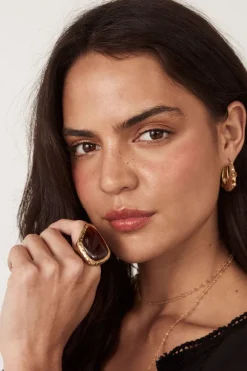 Desert Flower Stone Ring