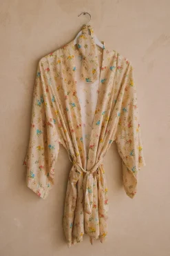 Fleur Robe and Eye Mask Set