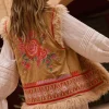 Full Bloom Embroidered Vest