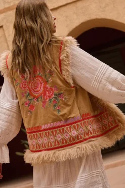 Full Bloom Embroidered Vest
