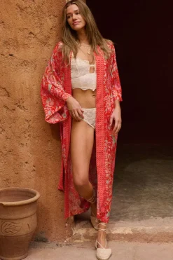 Full Bloom Maxi Robe