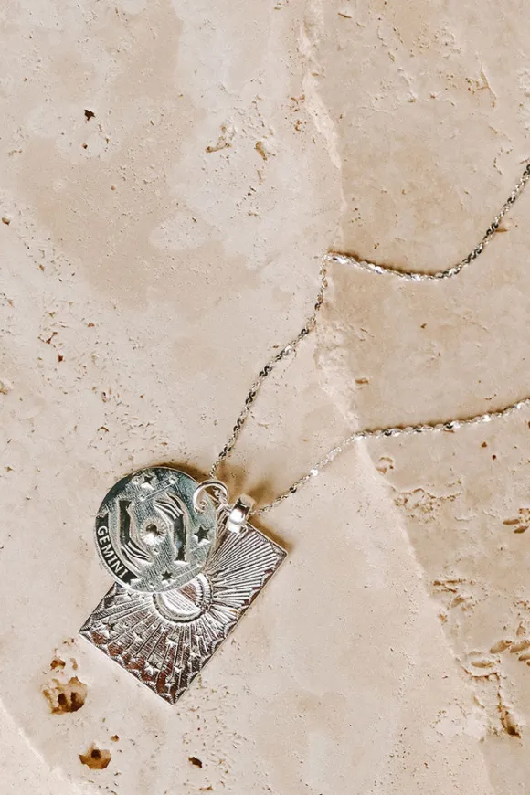 Gemini Stargazer Zodiac Necklace