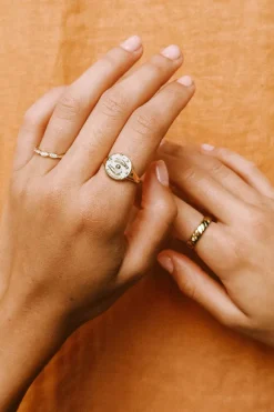 Gemini Stargazer Zodiac Ring