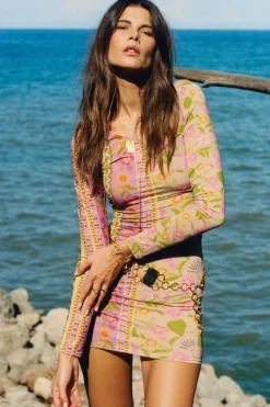 Goldie Shimmer Mini Dress