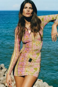 Goldie Shimmer Mini Dress