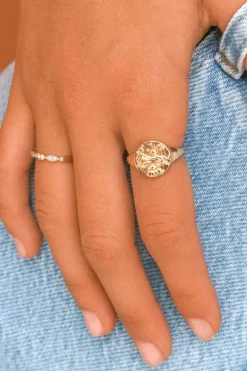 Leo Stargazer Zodiac Ring