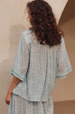 Little Bird Flutter Sleeve Blouse