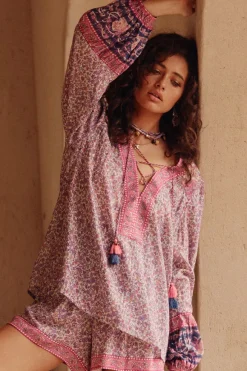 Little Bird Lace Up Blouse