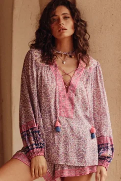 Little Bird Lace Up Blouse