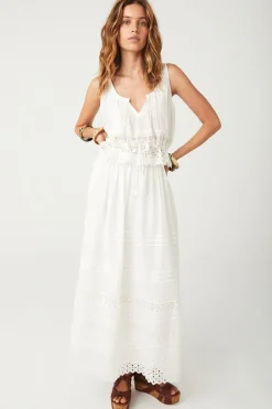 Love in the Afternoon Lace Maxi Skirt