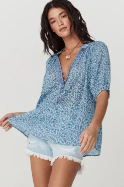 Love Jetty Short Sleeve Blouse
