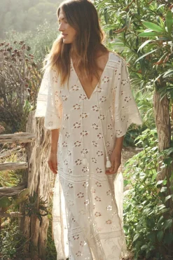 Love Note Broderie Gown