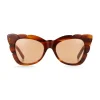 Marilyn with Solid Amber Lens Sunglasses