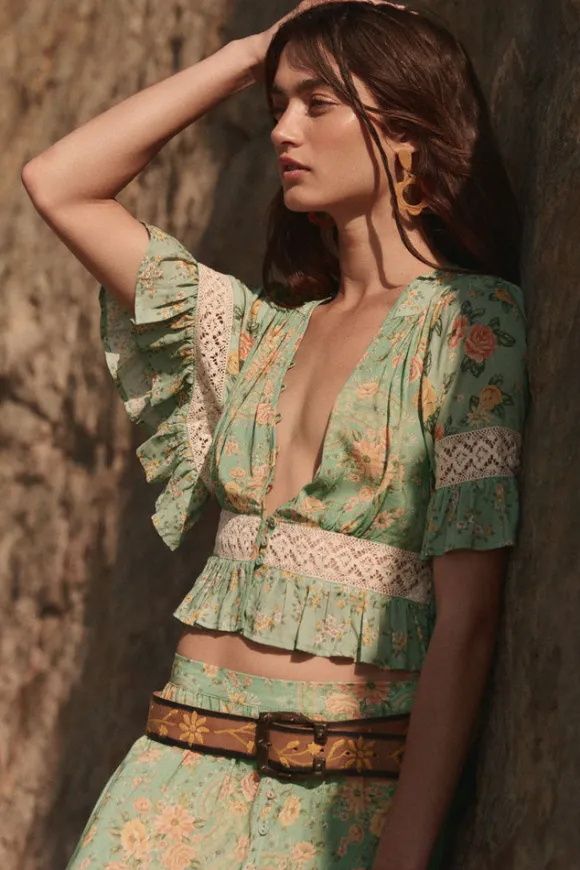 Melody Cropped Blouse