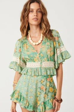 Melody Cropped Blouse