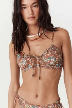 Mojave Lily Lace Up Top