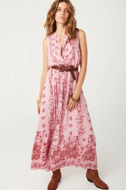 Rebel Spirit Button Through Maxi Dress