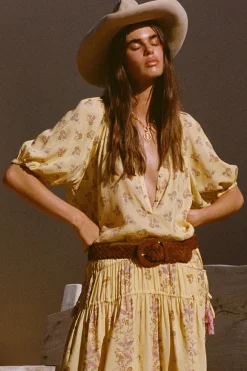 Rebel Spirit Short Sleeve Blouse