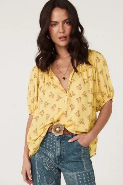 Rebel Spirit Short Sleeve Blouse