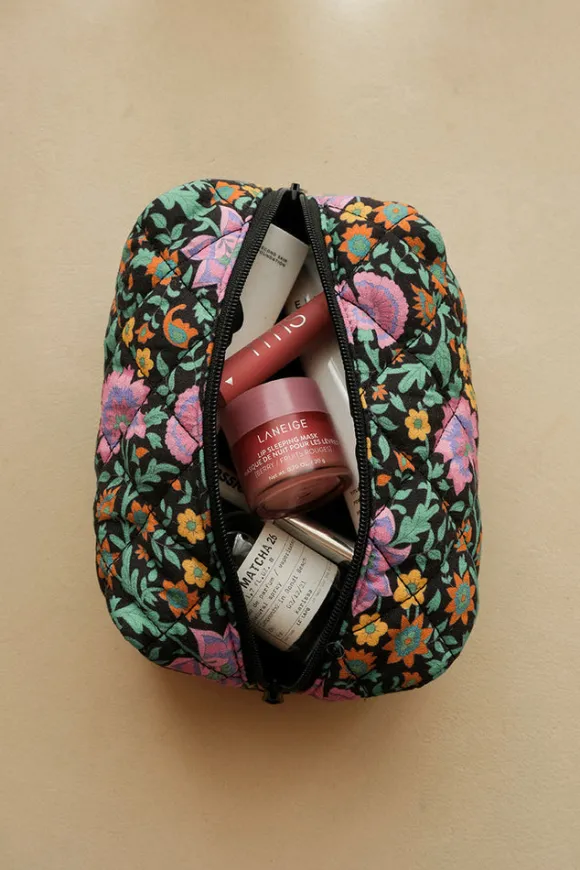 Renew Quilted Small Make Up Bag