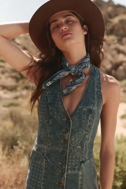 Road Trip Denim Vest Dress