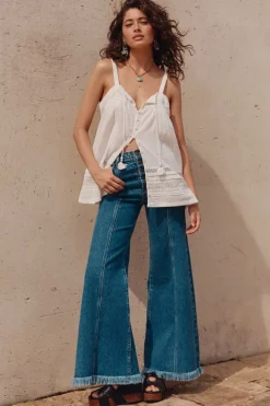 Rocker Denim Flares