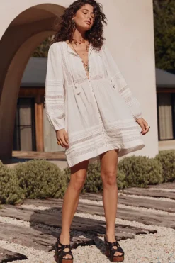 Stevie Lace Boho Mini Dress