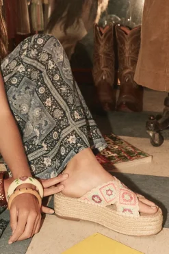 Sun Chaser Crochet Espadrille