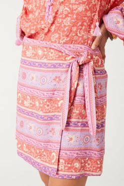 Sunshine Bandit Wrap Mini Skirt