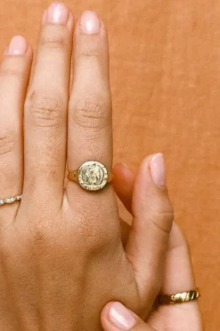 Virgo Stargazer Zodiac Ring