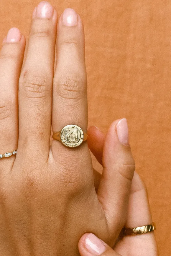 Virgo Stargazer Zodiac Ring